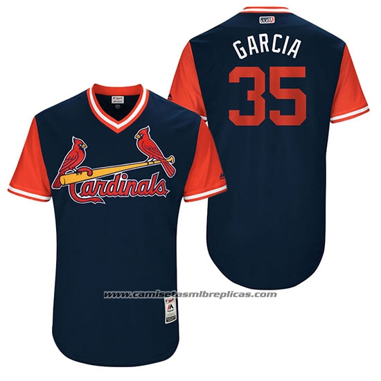 Camiseta Beisbol Hombre St. Louis Cardinals 2017 Little League World Series Greg Garcia Azul